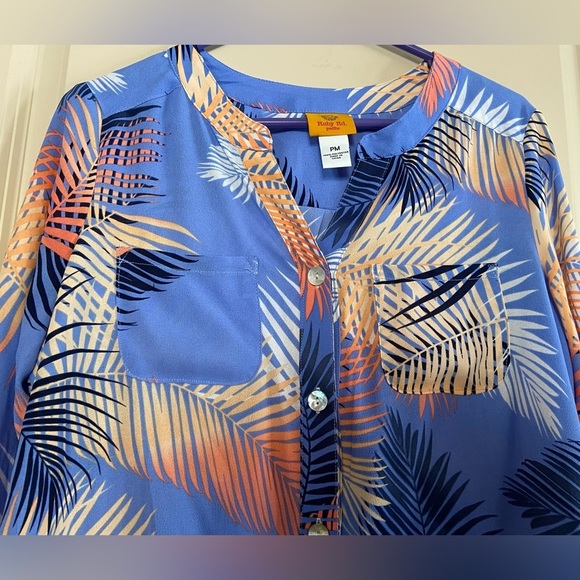 RubyRoad Sz-PM 🦋💙The Prettiest Blue EVER💙🦋Very Versatile-Open, Tied , Tucked - Picture 8 of 16